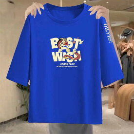 レディース Tシャツ 七分袖 カジュアル ゆったり ルーズ トップス スリム 日常使い 女性用 ファッション リラックスフィット