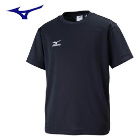 ミズノ　Tシャツ半袖　ジュニア　ワンポイントTシャツ　ナビドライ　32JA642609　ブラック　160サイズ