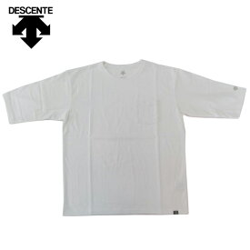 Tシャツ　デサント　5分袖シャツ　DMMRJB01　WH　ホワイト　Lサイズ