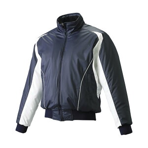 エスエスケイ ウェア グランドコート 蓄熱グラウンドコート フロントフルZIP(中綿) BWG1002 (7010W)ネイビー×ホワイト×ホワイト メンズ・ユニセックス