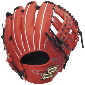 エスエスケイ グローブ 硬式野球グローブ 硬式プロエッジシリーズ W 内野手用 PKW86625F (3290)Bオレンジ×ブラック メンズ・ユニセックス