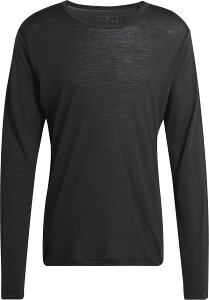アディダス アウトドア ロングスリーブTシャツ ゲームシャツ・パンツ テレックス Xperior メリノ150 ベースレイヤー長袖Tシャツ DKG68 HZ8559 ブラック メンズ