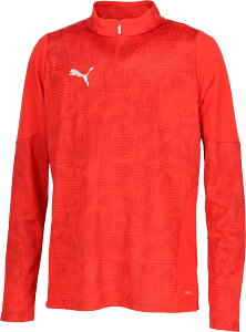 v[} TbJ[ Vc Q[VcEpc TEAMCUP TR 1/4 Wbvgbv 660216 1 PUMA Red Y