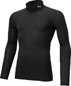 プーマ サッカー Tシャツ コンプレッション モックネック LS シャツ 656331 3 プーマ ブラック×プーマ ホワイト メンズ