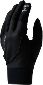 アンダーアーマー 野球&ソフトボール バッティンググローブ バッティンググラブ UA アンダーグローブ 1354260 4 Black/Black/Silver メンズ