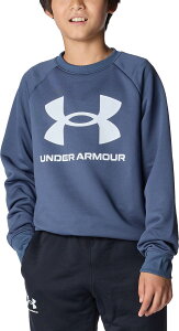 A_[A[}[ }`X|[c XEFbgVc XEFbgEg[i UA TECH TERRY LOGO CREW 1381171 44 Downpour Gray/White WjA