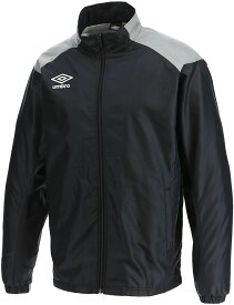 アンブロ サッカー ウインドウェア TMウインドアップジャケット UBA4024 BKSL ブラック×シルバー