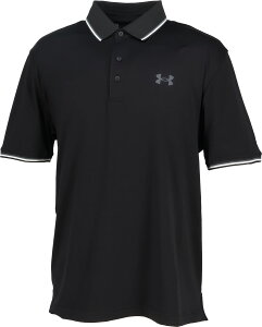 A_[A[}[ St |Vc |Vc UA PLAYOFF 3.0 RIB POLO UAv[It3.0 u | 1388156 1 Black/White/Castlerock Y