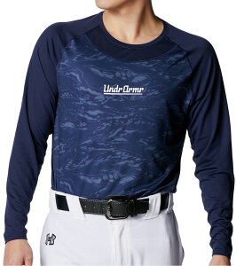 A_[A[}[ 싅\tg{[ TVc Q[VcEpc UA HEATGEAR COMFORT FITTED CAMO LONG SLEEVE CREW NECK SHIRT UAq[gMA RtH[g tBbeBh J OX[u N[
