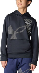 A_[A[}[ }`X|[c p[J[ XEFbgEg[i UA TECH TERRY SUPER BIG LOGO HOODIE 6007817 1 Black/Khaki Base/White {[CY