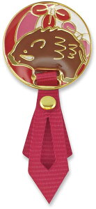 ハタチ グラウンドゴルフ マーカー グッズその他 干支リボンマーカー BH6077 M 亥(いのしし)