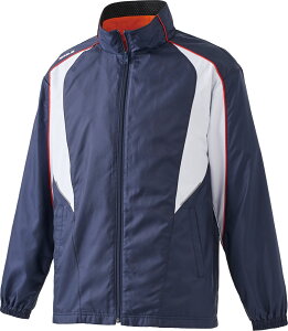チームゼット マルチスポーツ ウインドウェア ウインドブレーカージャケット TEZ591S 2911 ネイビー×ホワイト ユニセックス