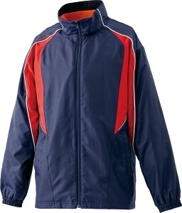 チームゼット マルチスポーツ ウインドウェア ウインドブレーカージャケット TEZ591S 2964 ネイビー×レッド ユニセックス