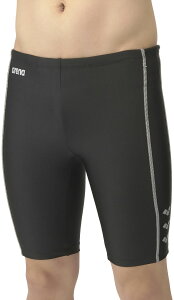 アリーナ 水泳 フィットネス水着 水着 フィットネススパッツ(ハーフレッグ) AS5SWF65M BKSL ブラック×シルバー メンズ