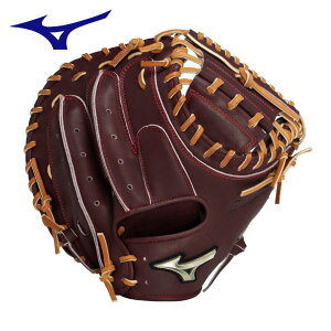 キャッチャーミット ミズノ 硬式野球 グローバルエリート 號SAKEBI【捕手用/B-D型】 1AJCH32400 6849 プラムブラウン×コルク
