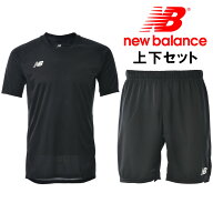 ニューバランス　半袖　上下セット　セットアップ　ランニング　練習着　Tシャツ　ハーフパンツ　ブラッ…