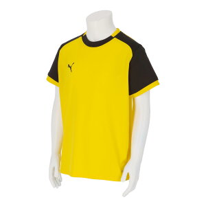 �v�[�} �E�F�A �Q�[���V���c teamLIGA26 �Q�[���V���c JR 707339 (07)Faster Yellow-PUMA Black-PUMA Black �W���j�A
