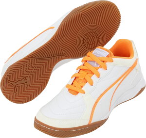 �v�[�} �T�b�J�[ �V���[�Y �X�p�C�N �v���b�V���O IV 10857004 PUMA White-Orange Glow-Vibrant Silver ���j�Z�b�N�X
