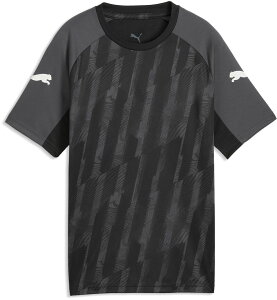 �v�[�} �T�b�J�[ T�V���c T�V���c INDIVILIGA GRAPHIC SS�V���c JR 660967 3 PUMA Black-PUMA White-Shadow Gray �W���j�A