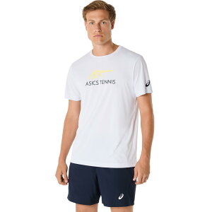 �A�V�b�N�X�@Tennis�@�����g�b�v�X�@MEN�@COURT�@GRAPHIC�@TEE�@2041A304�@102�@BRILLIANT