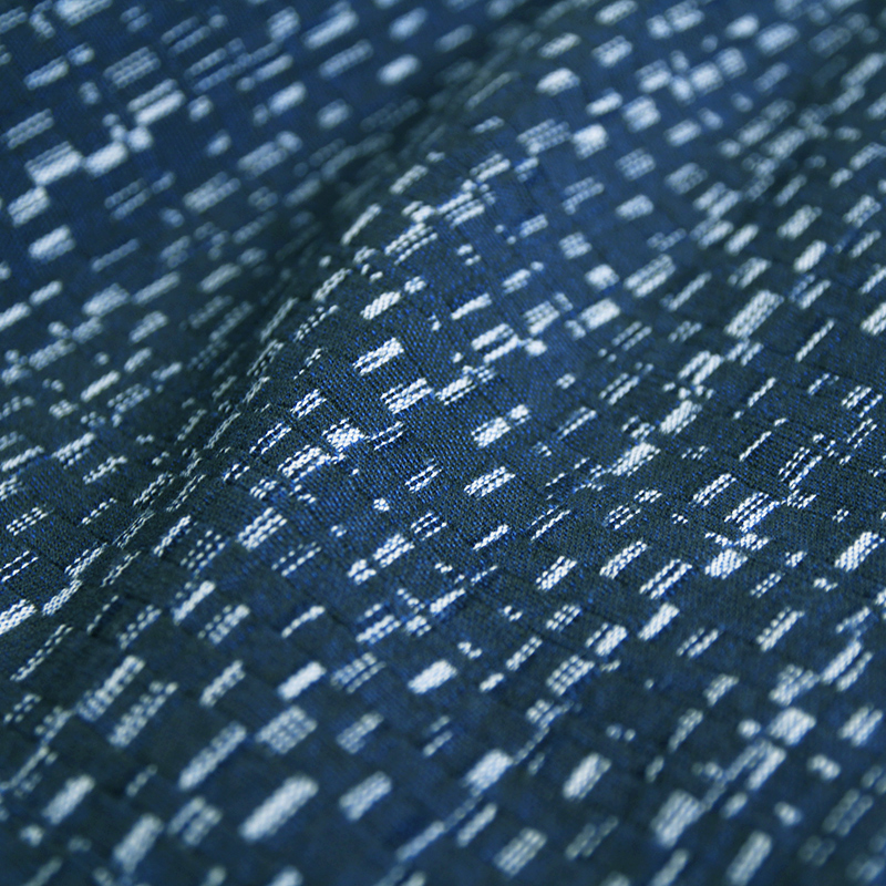 宮田織物 彩藍 水鞠(みずまり)ブラウス レディース 女性 春 秋 日本製 綿100％ 長袖 フリー 和木綿の宮田織物