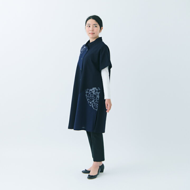 楽天市場】宮田織物 彩藍 暦 こよみ ロングベスト レディース 女性 春 