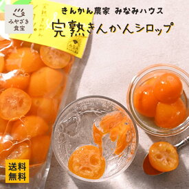 みなみハウス 完熟きんかんシロップ 1袋 300g 国産 九州 宮崎 都城 糖度18度以上 シロップ漬け 種なし 種無し グルメ 健康 栄養豊富 ビタミン ヘルシー ドリンク スイーツ ヨーグルト 炭酸割 お湯割 調味料 コンフィチュール 甘露煮