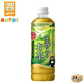 ポッカサッポロ 玉露入り お茶 600ml ペットボトル 24本 1ケース【賞味期限:2024年10月9日】