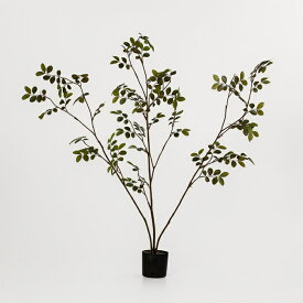 フェイクグリーン ジャボチカバ 全長120cm 人工観葉植物 大型 アーティフィシャルグリーン インテリア 装飾 鉢植え風 お買い得 在庫限り サンプル入荷