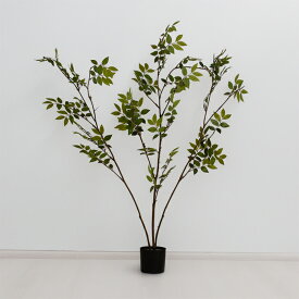 フェイクグリーン バラ 庭木仕立て 全長120cm 大型 アーティフィシャルグリーン 観葉植物 ローズ 薔薇 インテリア 鉢植え風 お買い得 在庫限り サンプル入荷