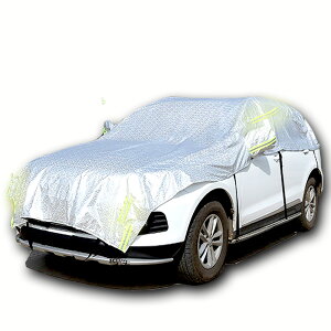 ハーフボディーカバー カーカバー 車カバー 自動車カバー 水 紫外線 鳥の糞防止 黄砂 PM2.5 軽自動車 セダン SUV 簡単装着 送料無料
