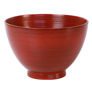 天然木製 大汁椀 お椀 おわん スープボウル 根来 曙 漆塗り 刷毛目 多用椀 お碗 おしゃれ 大きめ お味噌汁の汁椀 お雑煮 正月 和食器 赤 レッド 黒 ブラック うるし塗り 漆器