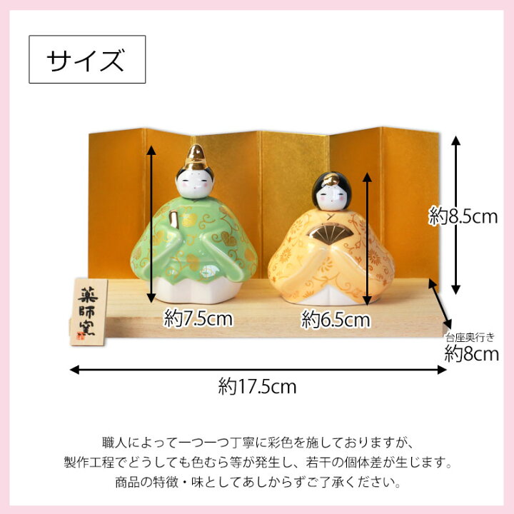 楽天市場】【最大300円OFFクーポン有】 雛人形 コンパクト 彩絵花錦雛 