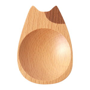 豆皿 小皿 猫型 Mio まめざら おすわり 天然木製 かわいい おしゃれ 猫柄 食器 うつわ 猫 ねこ ネコ グッズ ネコ型 北欧 ナチュラル ミニ皿 お皿 猫雑貨 猫好き 取り皿 小さい ギフト プレゼン
