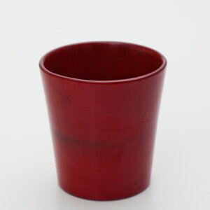 天然木製 フリーカップ 根来 漆塗り カップ コップ 湯呑 湯飲み 湯のみ 赤 レッド 還暦 コップ 割れない 軽い 軽量