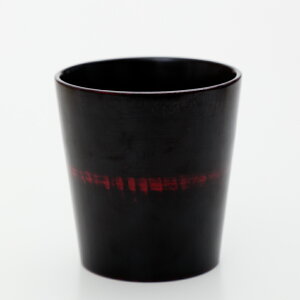 天然木製 フリーカップ 曙 漆塗り カップ コップ 湯呑 湯飲み 湯のみ 黒 ブラック 還暦 コップ 割れない 軽い 軽量