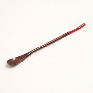 【10％OFF】【さらに2点5％OFFクーポン有り】 天然木製 おしゃれ マドラー 23cm 赤 漆塗り