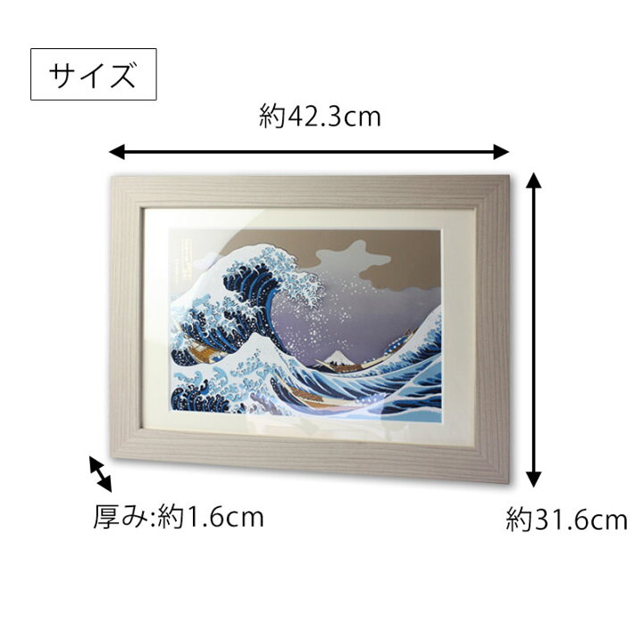 楽天市場】【クーポンで300円OFF】 葛飾北斎 富嶽三十六景 神奈川沖浪 