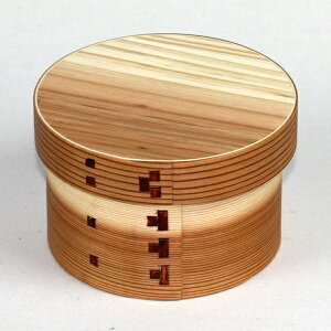 【最大300円クーポン 27日9:59まで】 お弁当箱 曲げわっぱ ミニ丸 弁当箱 (大) 白木 400ml 1段 曲げわっぱ弁当箱 ウレタン塗装 お弁当箱 まげわっぱ 和風 男子 大容量 女子 大人 子供 女の子 男