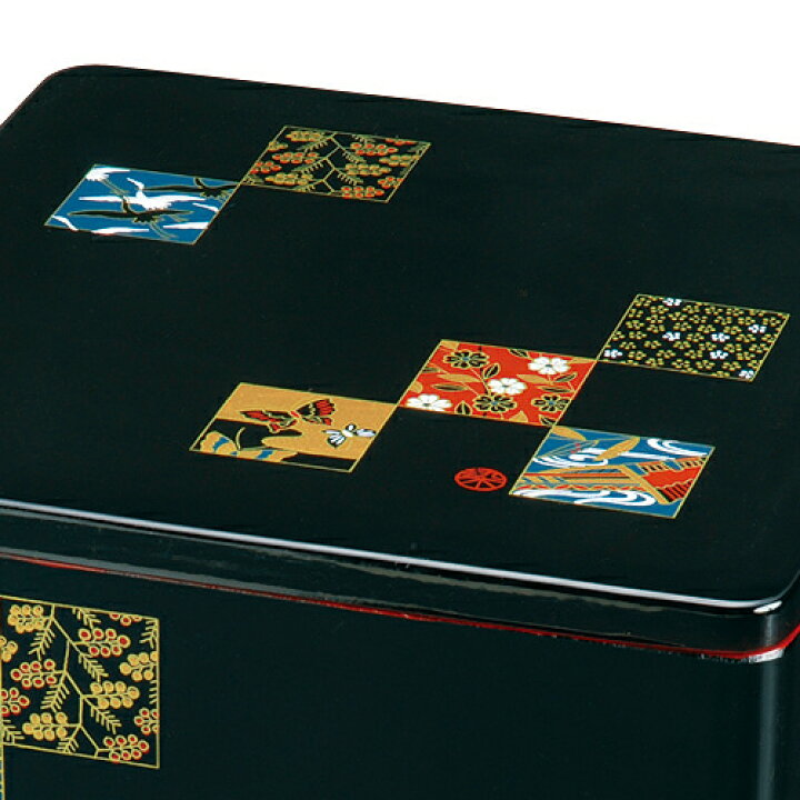 紀州塗り ７寸 二段 重箱 黒内朱 満月うさぎ 運動会 大型 弁当箱 おしゃれ 2段 お重箱 かわいい おせち 正月 花見 お待たせ