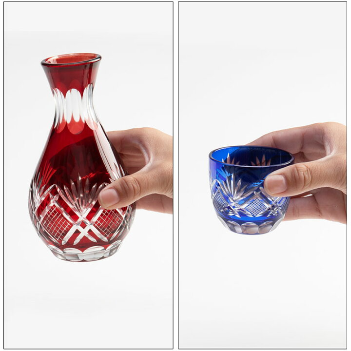 楽天市場】切子 徳利 おちょこ セット 日本酒 酒器セット ガラス お 
