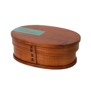 【ポイント3倍 10/30限定】 曲げわっぱ お弁当箱 白木 漆塗り 600ml 小判型 MIN WAPPA くすみカラー かわいい まげわっぱ 弁当箱 1段 曲げわっぱ弁当箱 ランチボックス おしゃれ 北欧風 大人 女子