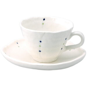 風紋コーヒーカップ ソーサーセット 青 せともの 食器 マグカップ 紅茶カップ ティーカップ コーヒーカップ ソーサー 【20251030】