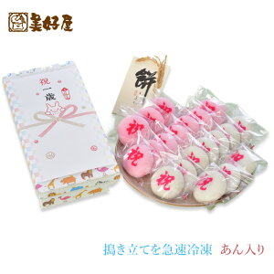 【ポイント2倍】リュック無し 一升餅 セット 一生餅 小分け あんこ 紅白 あん餅 20個入り 北海道産もち米使用 お祝い