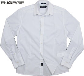 ENERGIE/エナジー PAUL SHIRT 隠しボタンダウンシャツ/白シャツ/白ドレスシャツ WHITE(ホワイト)/6B6500