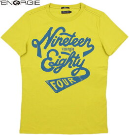 【SALE】30%OFF★ENERGIE/エナジー 5D8200 JODY T-SHIRT 半袖プリントTシャツ/半袖カットソー YELLOW(イエロー)