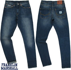 FRANKLIN��MARSHALL/�t�����N�����A���h�}�[�V���� LONG BEACH Pantaloni uomo slim fit in denim �X�����t�B�b�g�A�X�g���b�`�W�[���YVINTAGE WASHED(���B���e�[�W�E�H�b�V��)/SKU# PAMVA293W15
