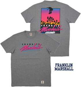 FRANKLIN��MARSHALL/�t�����N�����A���h�}�[�V����T-SHIRT JERSEY ROUND NECK SHORT�����v�����gT�V���c GREY MELANGE(�O���[�������W)/TSMF274AMS17