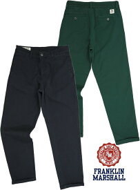 FRANKLIN＆MARSHALL/フランクリンアンドマーシャル KURT TWILL CHINOS ストレッチテーパードチノパンツ/トラウザーパンツ/ツイルチノ SKU #PTMF434ANW19