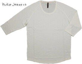 Nudie Jeans co(ヌーディージーンズ） BACKBONE QUARTER SLEEVE TEE オーガニックコットン・ラグラン7分袖Tシャツ【YDKG-tk】【toukai1】【smtb-tk】